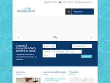 Tablet Screenshot of marazulsuites.com